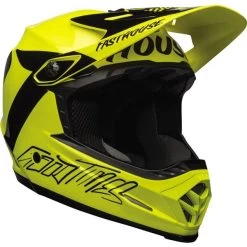 Bell Helmets Moto-9 MIPS Fasthouse Newhall Hi-Viz Youth Helmet -Bell 650 7132930 D