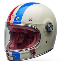 Bell Helmets Bell Bullitt Helmet - Command Gloss Vintage White/Oxblood/Blue -Bell bell helmets bell bullitt helmet command gloss vintage whiteoxbloodblue 90790.1690316799