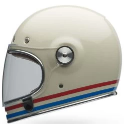 Bell Helmets Bell Bullitt Helmet - Stripes Gloss Pearl White/Oxblood/Blue -Bell bell helmets bell bullitt helmet stripes gloss pearl whiteoxbloodblue 23456.1690317719