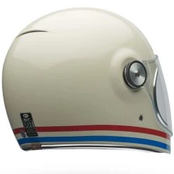 Bell Helmets Bell Bullitt Helmet - Stripes Gloss Pearl White/Oxblood/Blue -Bell bell helmets bell bullitt helmet stripes gloss pearl whiteoxbloodblue 90020.1690315376