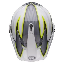 Bell Helmets Bell MX-9 Adventure Helmet W/ MIPS - Dalton Gloss White/Hi-Viz Yellow -Bell bell helmets bell mx 9 adventure helmet w mips dalton gloss whitehi viz yellow 44289.1690484938