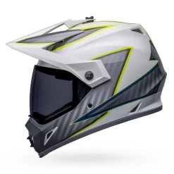 Bell Helmets Bell MX-9 Adventure Helmet W/ MIPS - Dalton Gloss White/Hi-Viz Yellow -Bell bell helmets bell mx 9 adventure helmet w mips dalton gloss whitehi viz yellow 49713.1690484400