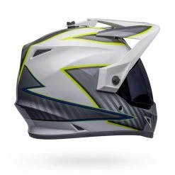 Bell Helmets Bell MX-9 Adventure Helmet W/ MIPS - Dalton Gloss White/Hi-Viz Yellow -Bell bell helmets bell mx 9 adventure helmet w mips dalton gloss whitehi viz yellow 53433.1690485035