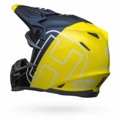 Bell Helmets Moto-9 Flex (Large) (Husqvarna Gotland Gloss Matte/Gloss Blue/Hi-Viz) -Bell bell helmets moto 9 flex large husqvarna gotland gloss mattegloss bluehi viz bl 7122600 10604.1607505524