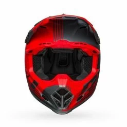 Bell Helmets Moto-9 Flex (Large) (Louver Matte Gray/Red) -Bell bell helmets moto 9 flex large louver matte grayred bl 7122612 39833.1607481395