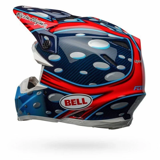 Bell Helmets Moto-9 Flex (Medium) (McGrath Replica) (Gloss Blue/Red/Black) 8 Bell Helmets Moto-9 Flex (Medium) (McGrath Replica) (Gloss Blue/Red/Black) - Image 6