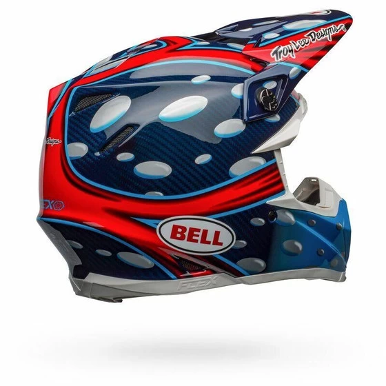 Bell Helmets Moto-9 Flex (Medium) (McGrath Replica) (Gloss Blue/Red/Black) 6 Bell Helmets Moto-9 Flex (Medium) (McGrath Replica) (Gloss Blue/Red/Black) - Image 4