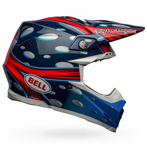 Bell Helmets Moto-9 Flex (Medium) (McGrath Replica) (Gloss Blue/Red/Black) 5 Bell Helmets Moto-9 Flex (Medium) (McGrath Replica) (Gloss Blue/Red/Black) - Image 3
