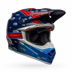 Bell Helmets Moto-9 Flex (Medium) (McGrath Replica) (Gloss Blue/Red/Black)