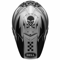 Bell Helmets Moto-9 Flex (Breakaway Matte Silver/Black) -Bell bell helmets moto 9 flex small breakaway matte silverblack bl 7122634 00813.1607500930