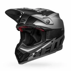 Bell Helmets Moto-9 Flex (Breakaway Matte Silver/Black) -Bell bell helmets moto 9 flex small breakaway matte silverblack bl 7122634 82905.1607491468