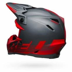 Bell Helmets Moto-9 Flex (XL) (Louver Matte Gray/Red) -Bell bell helmets moto 9 flex xl louver matte grayred bl 7122613 47757.1607505492