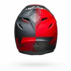 Bell Helmets Moto-9 Flex (XL) (Louver Matte Gray/Red) -Bell bell helmets moto 9 flex xl louver matte grayred bl 7122613 91592.1607482597