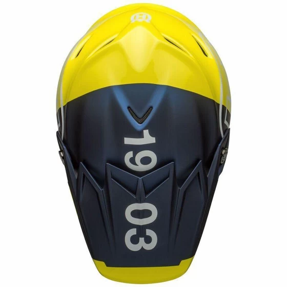 Bell Helmets Moto-9 Flex (XS) (Husqvarna Gotland Gloss Matte/Gloss Blue/Hi-Viz) 11 Bell Helmets Moto-9 Flex (XS) (Husqvarna Gotland Gloss Matte/Gloss Blue/Hi-Viz) - Image 9