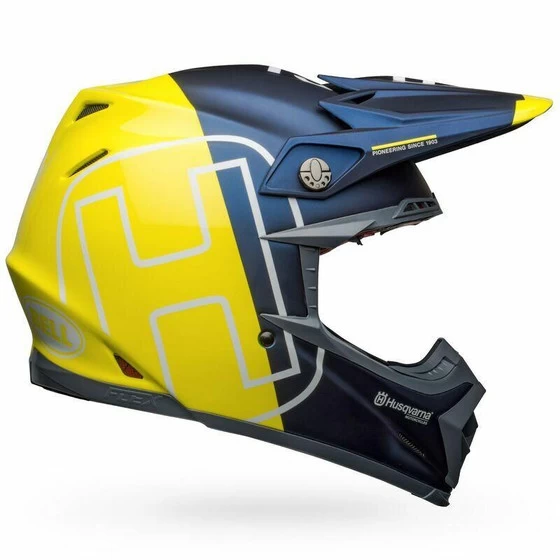 Bell Helmets Moto-9 Flex (XS) (Husqvarna Gotland Gloss Matte/Gloss Blue/Hi-Viz) 5 Bell Helmets Moto-9 Flex (XS) (Husqvarna Gotland Gloss Matte/Gloss Blue/Hi-Viz) - Image 3