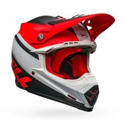 Bell Helmets Moto-9 MIPS (Large) (Prophecy) (Matte White/Red/Black)