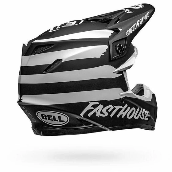Bell Helmets Moto-9 MIPS (Medium) (Fasthouse Signia) (Matte Black/White) 10 Bell Helmets Moto-9 MIPS (Medium) (Fasthouse Signia) (Matte Black/White) - Image 8