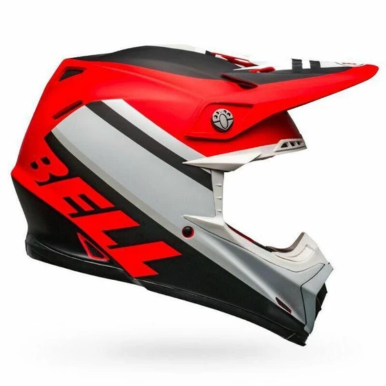 Bell Helmets Moto-9 MIPS (Small) (Prophecy) (Matte White/Red/Black) 4 Bell Helmets Moto-9 MIPS (Small) (Prophecy) (Matte White/Red/Black) - Image 2