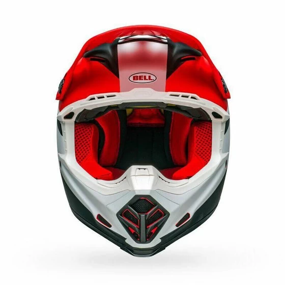 Bell Helmets Moto-9 MIPS (Small) (Prophecy) (Matte White/Red/Black) 10 Bell Helmets Moto-9 MIPS (Small) (Prophecy) (Matte White/Red/Black) - Image 8