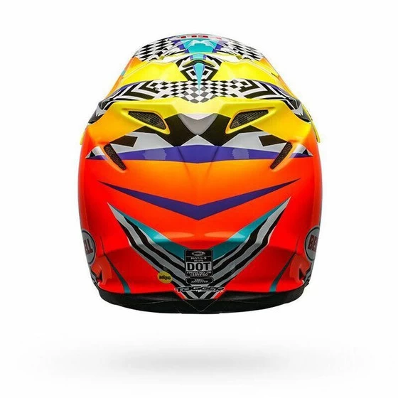 Bell Helmets Moto-9 MIPS (XL) (Tagger Breakout) (Gloss Orange/Yellow) 7 Bell Helmets Moto-9 MIPS (XL) (Tagger Breakout) (Gloss Orange/Yellow) - Image 5