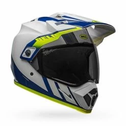 Bell Helmets MX-9 Adventure MIPS (Large) (Dash Gloss) (White/Blue/Hi-Viz)
