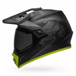 Bell Helmets MX-9 Adventure MIPS (Large) (Stealth Camo) (Matte Black/Hi-Viz) -Bell bell helmets mx 9 adventure mips large stealth camo matte blackhi viz bl 7125239 38622.1607476977