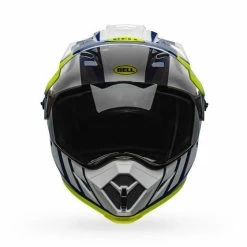 Bell Helmets MX-9 Adventure MIPS (Small) (Dash Gloss) (White/Blue/Hi-Viz) -Bell bell helmets mx 9 adventure mips small dash gloss whitebluehi viz bl 7110318 34002.1607486053