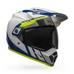Bell Helmets MX-9 Adventure MIPS (XL) (Dash Gloss) (White/Blue/Hi-Viz)