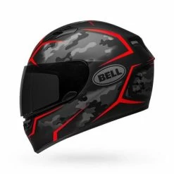 Bell Helmets Qualifier (Stealth Camo) (Large) (Black/Red) -Bell bell helmets qualifier stealth camo large blackred bl 7107910 22185.1607484396