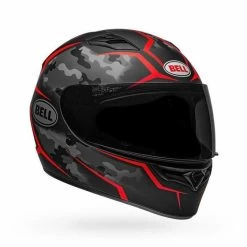 Bell Helmets Qualifier (Stealth Camo) (Large) (Black/Red)