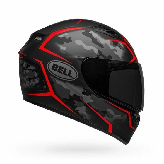 Bell Helmets Qualifier (Stealth Camo) (Small) (Black/Red) 4 Bell Helmets Qualifier (Stealth Camo) (Small) (Black/Red) - Image 2