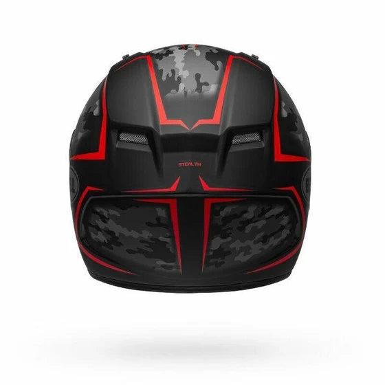 Bell Helmets Qualifier (Stealth Camo) (Small) (Black/Red) 6 Bell Helmets Qualifier (Stealth Camo) (Small) (Black/Red) - Image 4