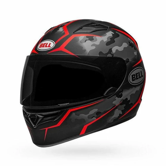 Bell Helmets Qualifier (Stealth Camo) (Small) (Black/Red) 7 Bell Helmets Qualifier (Stealth Camo) (Small) (Black/Red) - Image 5