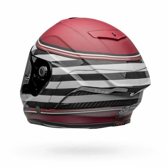 Bell Helmets Race Star Flex DLX (RSD The Zone) (Small) (White/Candy Red) 7 Bell Helmets Race Star Flex DLX (RSD The Zone) (Small) (White/Candy Red) - Image 5