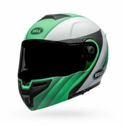Bell Helmets SRT-Modular (Presence) (XL) (Green/White/Black) -Bell bell helmets srt modular presence xl greenwhiteblack bl 7110094 30505.1607485363