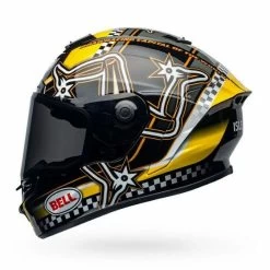 Bell Helmets Star DLX MIPS (Isle Of Man) (Small) (Gloss Black/Yellow) -Bell bell helmets star dlx mips isle of man small gloss blackyellow bl 7114545 20355.1607489072