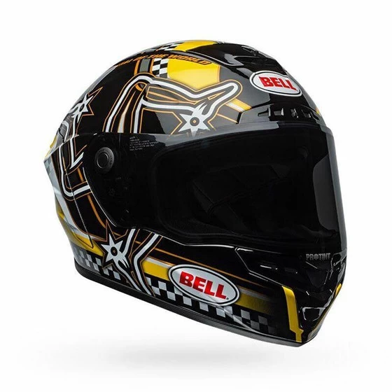 Bell Helmets Star DLX MIPS (Isle Of Man) (XL) (Gloss Black/Yellow) 3 Bell Helmets Star DLX MIPS (Isle Of Man) (XL) (Gloss Black/Yellow)