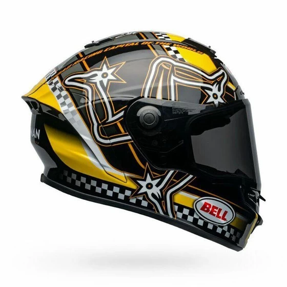 Bell Helmets Star DLX MIPS (Isle Of Man) (XL) (Gloss Black/Yellow) 4 Bell Helmets Star DLX MIPS (Isle Of Man) (XL) (Gloss Black/Yellow) - Image 2