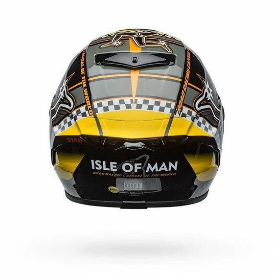 Bell Helmets Star DLX MIPS (Isle Of Man) (XL) (Gloss Black/Yellow) 6 Bell Helmets Star DLX MIPS (Isle Of Man) (XL) (Gloss Black/Yellow) - Image 4