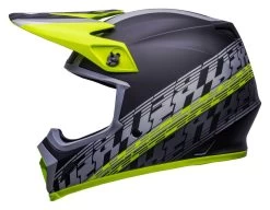 Bell Helmets Bell MX-9 Mips Offset Helmet -Bell bell mx9 mips offset helmet black hi viz yellow grey 7
