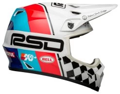 Bell Helmets Bell MX-9 Mips RSD The Rally Helmet -Bell bell mx9 mipsrsd the rally helmet white red blue 3